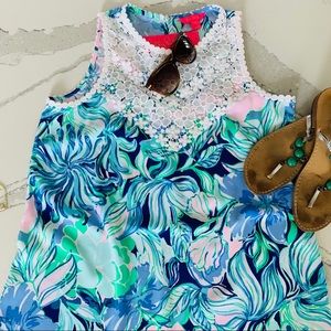 Lilly Pulitzer Nala Soft Shift Party Thyme 10 NWT